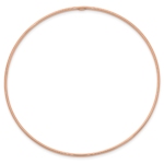 10k 1.5mm Rose Gold Polished Slip-on Bangle Bracelet - Image 2