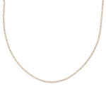 10K Polished Fancy Link Necklace - Image 2