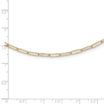 10K Polished Fancy Link Necklace - Image 5
