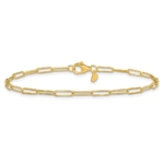10K Polished Fancy Link Bracelet - Image 3