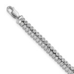 14KW TRUE ORIGIN Lab Grown Diamond VS DEF w/1 inch ext. Dbl Bracel