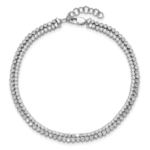 14KW TRUE ORIGIN Lab Grown Diamond VS DEF w/1 inch ext. Dbl Bracel - Image 4