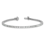 14kw Lab Grown 2.76 ctw. VS/SI FGH Diamond Tennis Bracelet - Image 5