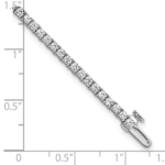 14kw Lab Grown 2.76 ctw. VS/SI FGH Diamond Tennis Bracelet - Image 6