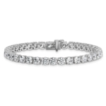 14kw Lab Grown 14 ctw.VS DEF Diamond Tennis Bracelet - Image 3