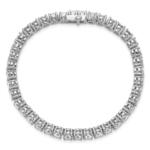 14kw Lab Grown 14 ctw.VS DEF Diamond Tennis Bracelet - Image 4