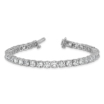 14kw Lab Grown 14 ctw.VS DEF Diamond Tennis Bracelet - Image 5