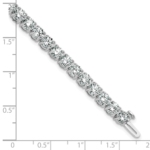 14kw Lab Grown 14 ctw.VS DEF Diamond Tennis Bracelet - Image 6