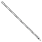 14kw Lab Grown 22.5 ctw. VS DEF Diamond Tennis Bracelet - Image 2
