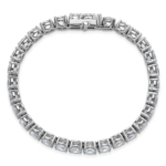 14kw Lab Grown 22.5 ctw. VS DEF Diamond Tennis Bracelet - Image 4