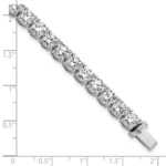 14kw Lab Grown 22.5 ctw. VS DEF Diamond Tennis Bracelet - Image 6