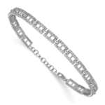 14kw TRUE ORIGIN Lab Grown Diamond VS DEF Fancy Link Bracelet - Image 3