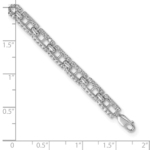 14kw TRUE ORIGIN Lab Grown Diamond VS DEF Fancy Link Bracelet - Image 4