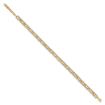 14k TRUE ORIGIN Lab Grown Diamond VS DEF Fancy Link Bracelet - Image 2