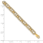 14k TRUE ORIGIN Lab Grown Diamond VS DEF Fancy Link Bracelet - Image 4