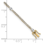 14K TRUE ORIGIN Lab Grown Diamond VS DEF Round & Marquise Bracelet - Image 5