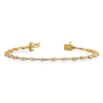 14Ky TRUE ORIGIN Lab Grown Diamond VS DEF Bracelet - Image 3