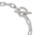 14KW TRUE ORIGIN Lab Grown Diamond VS DEF Toggle Bracelet - Image 5