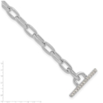 14KW TRUE ORIGIN Lab Grown Diamond VS DEF Toggle Bracelet - Image 6
