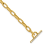 14K TRUE ORIGIN Lab Grown Diamond VS DEF Toggle Bracelet