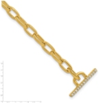 14K TRUE ORIGIN Lab Grown Diamond VS DEF Toggle Bracelet - Image 6