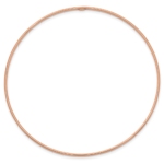 14k 1.5mm Rose Gold Polished Slip-on Bangle Bracelet - Image 2