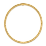 14k Yellow Gold Diamond-cut Slip-on Bangle - Image 2