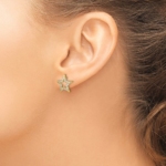 14K Lab Grown Diamond VS/SI FGH Star Post Earrings - Image 3