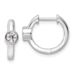 14KW TRUE ORIGIN Lab Grown Diamond VS DEF Hinged Hoops
