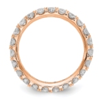 14kr TRUE ORIGIN Lab Grown Diamond VS DEF 2ct. Eternity Band - Image 2