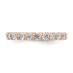 14kr TRUE ORIGIN Lab Grown Diamond VS DEF 2ct. Eternity Band - Image 3