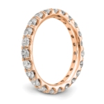 14kr TRUE ORIGIN Lab Grown Diamond VS DEF 2ct. Eternity Band - Image 7