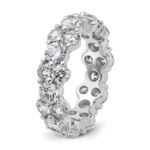 14k White Gold True Origin Lab Grown Diamond VS/SI Eternity Band Mtg - Image 5