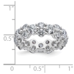 14k White Gold True Origin Lab Grown Diamond VS/SI Eternity Band Mtg - Image 6