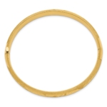 14k 5/16 Oversize Florentine Engraved Hinged Bangle Bracelet - Image 2