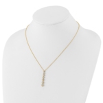 14K True Origin Lab Grown Diamond VS/SI, D E F, 7 Stone Pendant with Chain - Image 3
