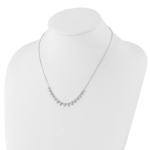 14K White Gold TRUE ORIGIN Lab Grown Diamond VS DEF Necklace - Image 3