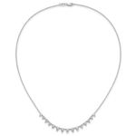 14K White Gold TRUE ORIGIN Lab Grown Diamond VS DEF Necklace - Image 5