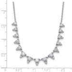 14K White Gold TRUE ORIGIN Lab Grown Diamond VS DEF Necklace - Image 7