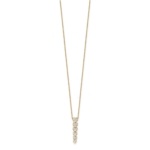14K TRUE ORIGIN Lab Grown Diamond VS DEF Hearts Pendant with Chain - Image 2