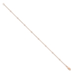 True Origin 14K Rose Gold 1/6 carat Lab Grown Diamond VS/SI  D E F  8 Station 8 Inch Bracelet - Image 2