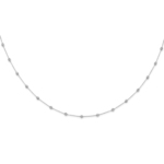 True Origin 14K White Gold 1 1/8 carat Lab Grown Diamond VS/SI  D E F  18 Station 18 Inch Necklace - Image 3