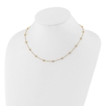 True Origin 14K 1 1/8 carat Lab Grown Diamond VS/SI  D E F  18 Station 18 Inch Necklace - Image 4