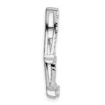 14K White Gold Lab Grown Diamond VS/SI FGH Shooting Star Chain Slid - Image 2