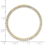 14ky Lab Grown Diamond 2ctw VS/SI FGH Pendant - Image 4