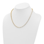 14ky Lab Grown 4.5 ct.VS DEF Round Diamond Straight Necklace - Image 3