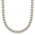14ky Lab Grown 36 ct. VS DEF Round Diamond Straight Necklace