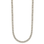 14ky Lab Grown 36 ct. VS DEF Round Diamond Straight Necklace - Image 2