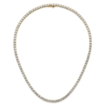 14ky Lab Grown 36 ct. VS DEF Round Diamond Straight Necklace - Image 5