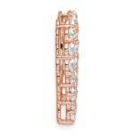 14K Rose Gold Lab Grown Diamond 3ctw VS/SI FGH Heart Pendant - Image 2